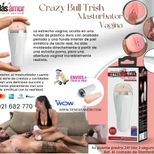 Crazy Bull Masturbador vaginal realista Trish 3D juguetes 