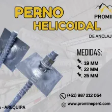 Perno Helicoidal Confianza para Cada Proyecto Subterráneo