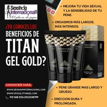 TITAN GOLD POTENCIA SEXUAL - DESARROLLO VIRIL - SEXSHOP V S 