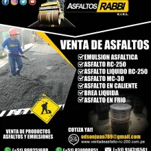 VENDEMOS PEGAMENTO ASFALTO PEN 85 100 PINTURA ASFALTICO