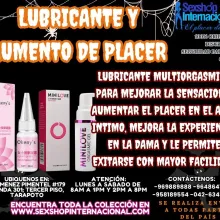 LUBRICANTES PARA MEJORAR EL PLACER EN LA DAMA TARAPOTO SEXTO