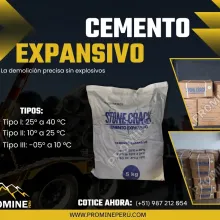 Cemento Expansivo Solución No Explosiva para Demolición 