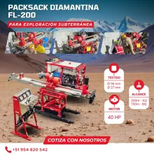 PACKSACK DIAMANTINA FL-200 Equipo para industria minera 