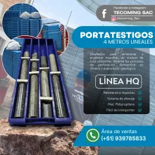 ALMACENAMIENTO DE MUESTRAS MINERALES CON PORTAMINERALES RESI