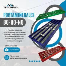 ALMACENAMIENTO SEGURO DE TESTIGOS BANDEJAS PARA EXPLORACIÓ