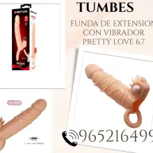 Funda De Extension Con Vibrador Pretty Love 6.7