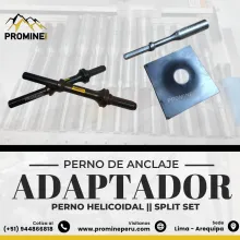 Adaptador Split Set Perno Helicoidal Lima