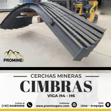 Cimbras en Viga H4 H6 Arcos Metálicos para Mina 