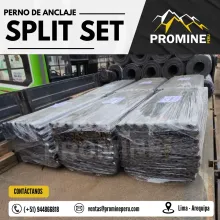 Split Set Perno de Fricción Anclaje Expandible