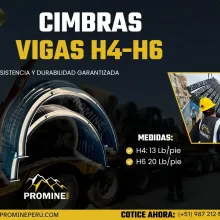 Cimbras H4 y H6 Diseño Robusto para Máxima Carga