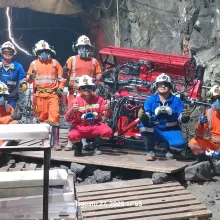 Perforadora Diamantina - Mineria 