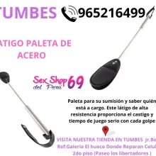 FETISH LATIGO PALETA DE ACERO ENVIOS NACIONAL Lima 