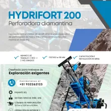 HYDRIFORT 200 EQUIPO DE PERFORACIÓN DE ALTO RENDIMIENTO