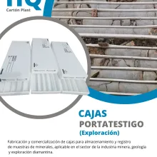 CAJAS DE CARTON PLAST PARA ALMACENAMIENTO EN CAMPO GEOLÓGICO