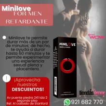 Retardante Minilove Hombre juguetes Masturbadores Lubricante