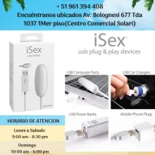 VIBRADOR BLANCO SEXY USB BALA 