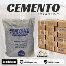 Cemento Expansivo Fuerza Controlada que Fractura Rocas