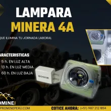 Lampara Minera 4A El Estándar Premium en Lámparas de Mina