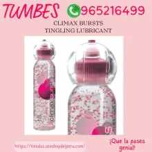 Lubricante con hormigueo a base de agua Climax Bursts 