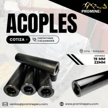 Acople de Perno Helicoidal 19mm Conector de Anclaje
