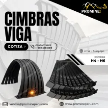 Cimbras en Viga H4 Arco Metálico de Sostenimiento