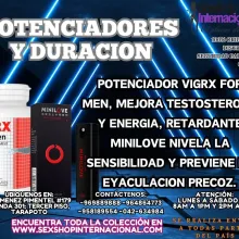 POTENCIADOR VIGRX Y RETARDANTE MINILOVE GARANTIZADO TARAPOTO