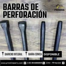 Barreno Integral y Cónico BOART LONGYEAR Barra