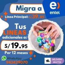 CAMBIATE A ENTEL CON TU MISMO NUMERO