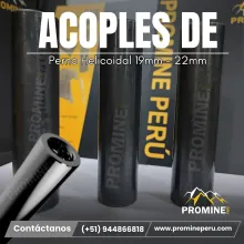 Acoples para Perno Helicoidal 19 mm - Mineria