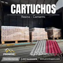 Cartuchos de Resina y Cemento - Anclaje - Mineria
