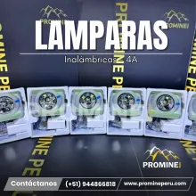Lámparas Mineras 4A Inalámbricas 3 Tiempos