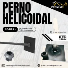 Perno Helicoidal 19mm Anclaje Minero