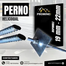 Perno Helicoidal Sostenimiento Confiable Para Minería