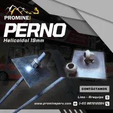 Perno Helicoidal para un sostenimiento imbatible