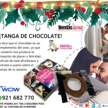 Tanga De Chocolate juguetes lubricantes retardantes potencia