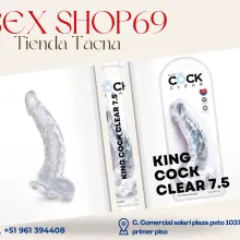 CONSOLADOR KING COCK CLEAR 7.5