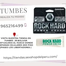 Crema Rock Hard Power para mejorar el rendimiento sexual