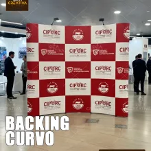 Backing Curvo Imantado FONDO DE PRENSA DE ALTO IMPACTO EN 