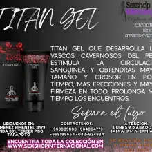 TITAN GEL QUE PERMITE OBTENER MAYOR TAMAÑO Y GROSOR RAPIDO T