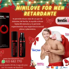 Minilove spray juguetes lubricantes retardantes potencia se