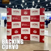 Backing Curvo Imantado Plegable Fondo Profesional de Armad