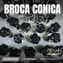 Brocas Cónicas Potencia Para Perforaciones Exigente