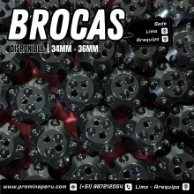 Broca Cónica 36 mm Máxima Agresividad para Rocas Duras