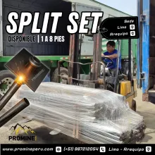 Sistemas de Sostenimiento Split Set de Alta Resistencia