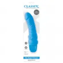 VIBRADOR CLASSIX MR. RIGHT LIGHT BLUE