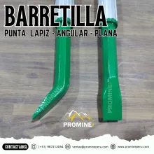 Barretillas de Aluminio Golpe Máximo Peso Mínimo