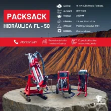  PACKSACK HIDRÁULICA FL50 trabajos en superficie 