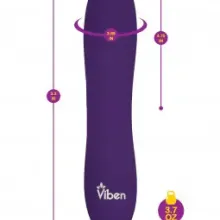 VIBRADOR VIBEN BALA INTENSA 10 FUNCIONES VIOLETA