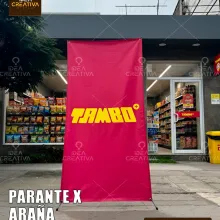 Parante X Araña Publicitario Exhibidor de Banner Económico