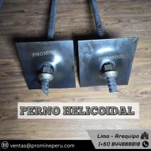 PERNO HELICOIDAL 19MM 22MM ANCLAJE MECÁNICO